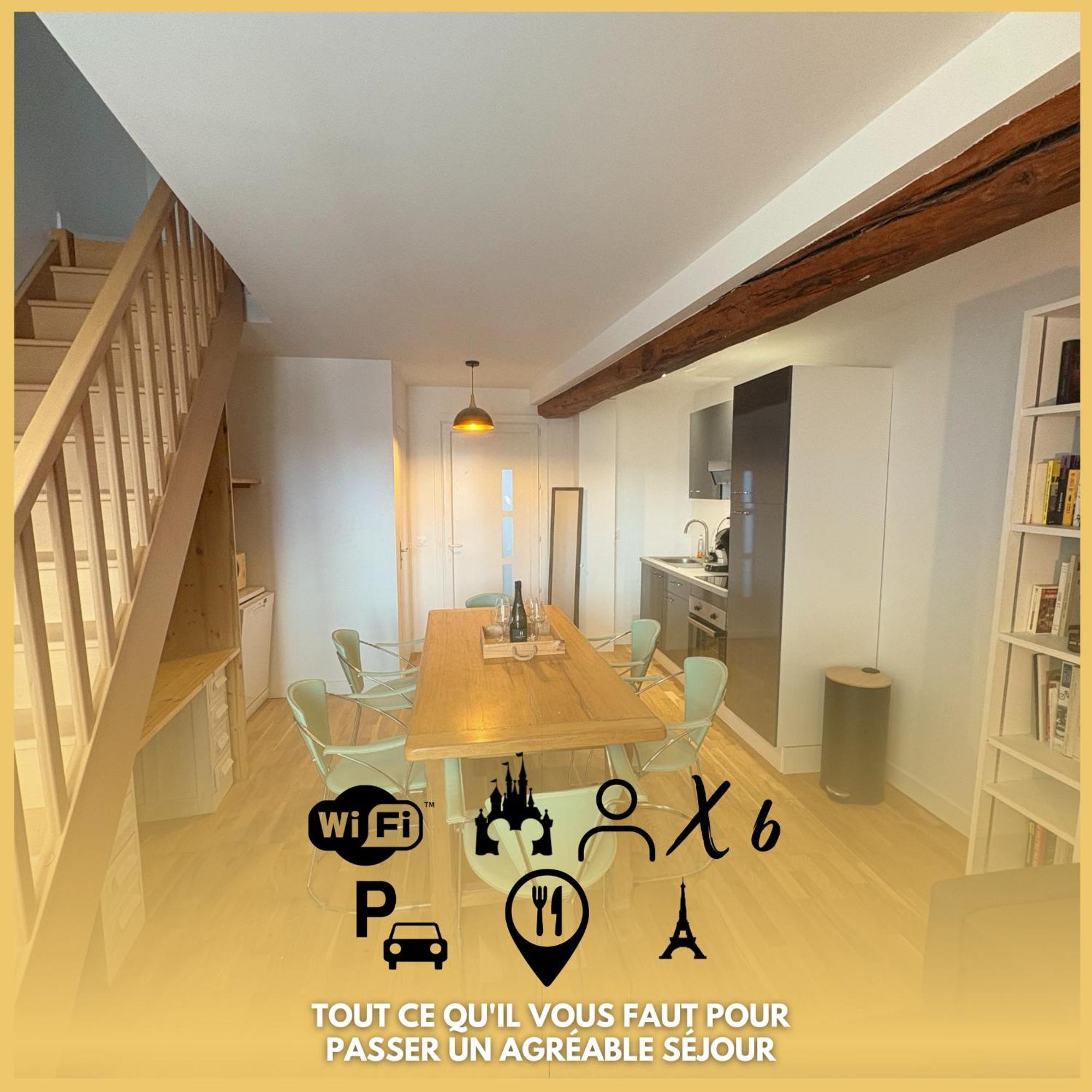 Le 7 - Cosy - 20 Min Apartment Meaux